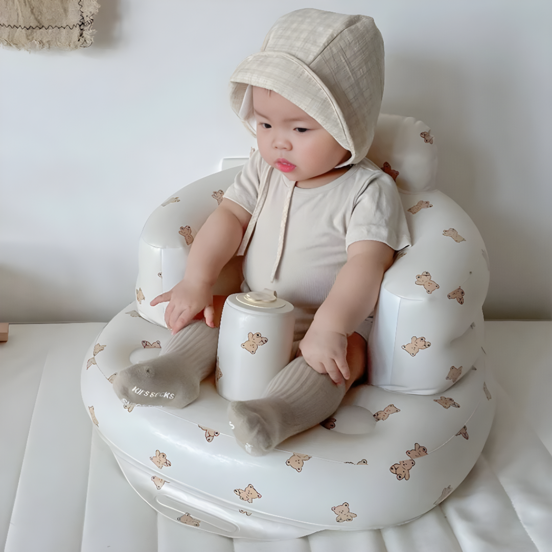 Inflatable Baby Floor Seat Portable Infant Support Cushion For Toddlers