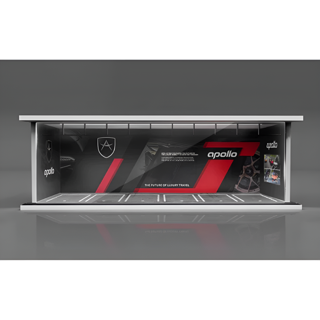 Miniature Car Garage For 1:24 1:43 And 1:64 Model Cars