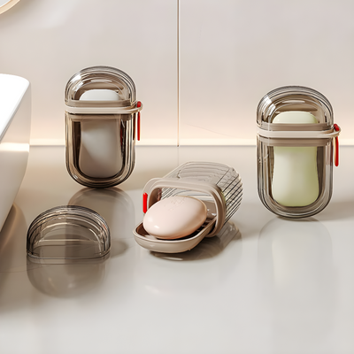Leak Proof Travel Soap Case Compact Durable Waterproof Container Holder