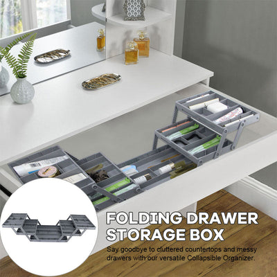 Folding Drawer Storage Box Organizer Space Saving Practical Design