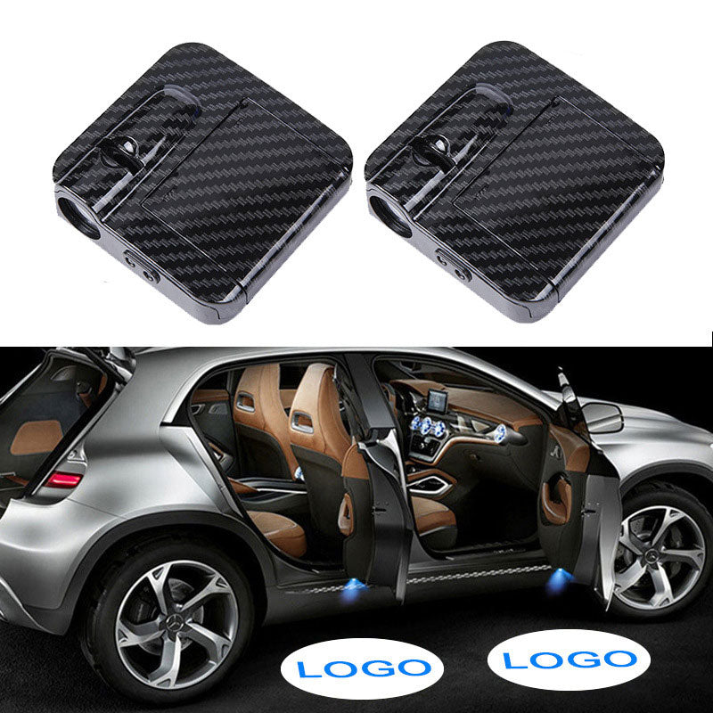 Car Welcome Light Set 4pcs Bright LED Door Projector Lights