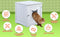 Nightstand Pet House Cozy Wooden Bed With Storage Space