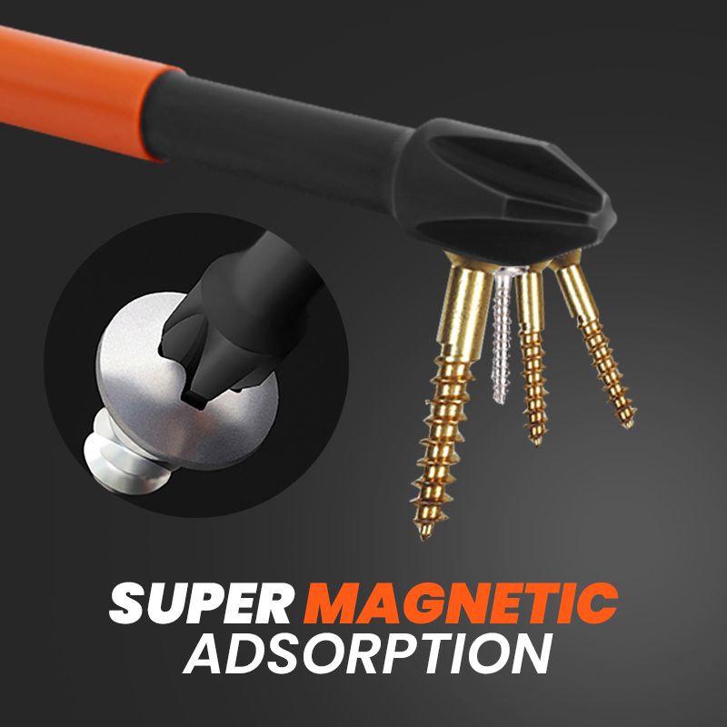 Pousbo Magnetic Cross Impact Screwdriver Bits Set Durable Precision