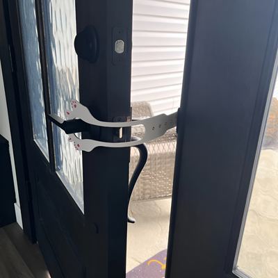 Cat Door Latch Secure Lock Easy Installation Durable Pet Access Control