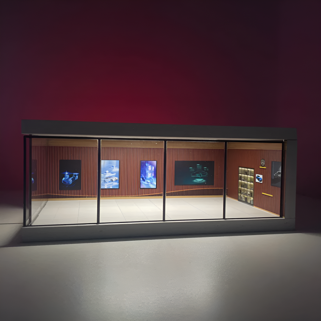 Miniature Car Showroom Display Case For 124 143 164 Models