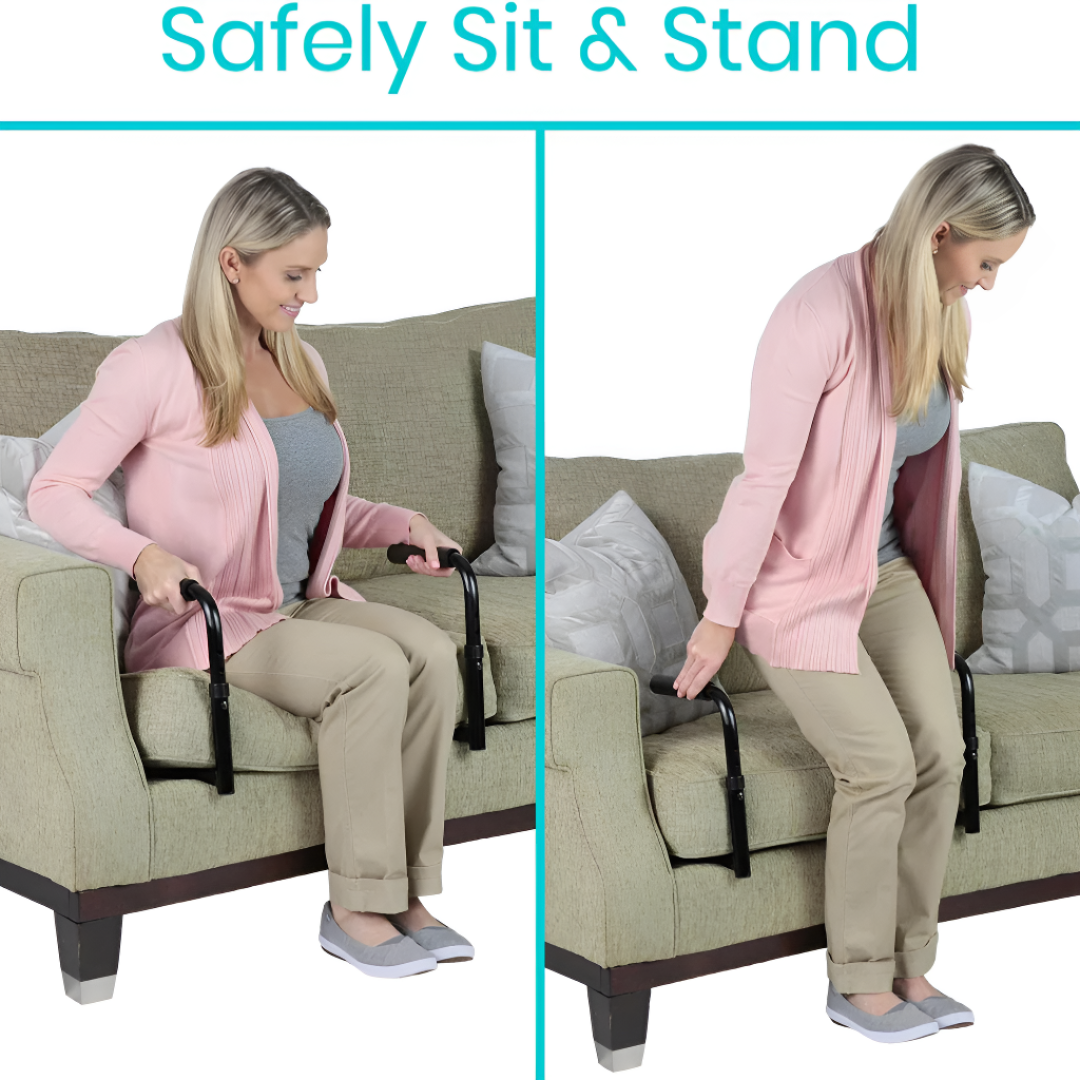 Mobility Assist Railing For Elderly Chair Support And Safety