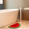 Fruit Pattern Door Rug Half Round Absorbent Non Slip Mat For Home