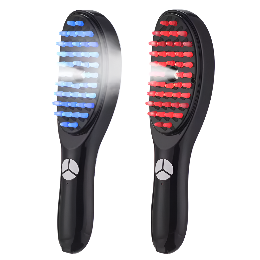 Red Light Therapy Hair Growth Brush For Thicker Healthier Hair