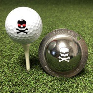 Stainless Steel Golf Ball Marker With Tin Cup Design