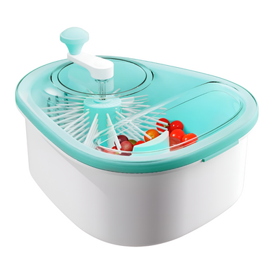 Manual Fruit And Vegetable Spinner Washer For Quick Clean And Dry