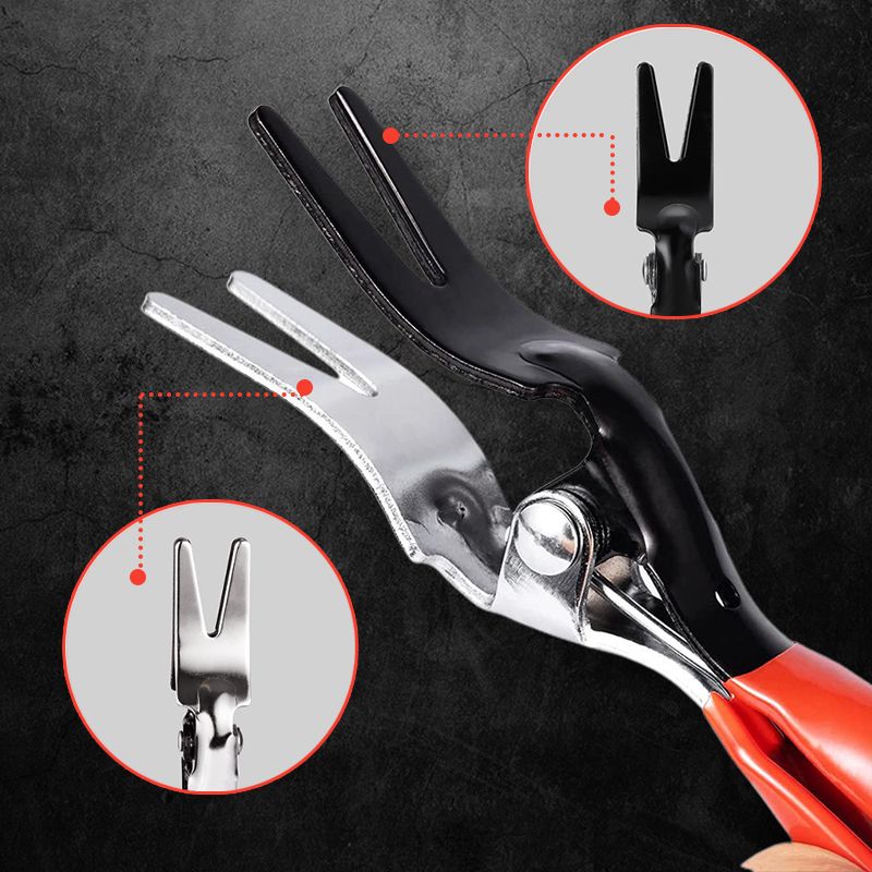 Pousbo Car Fuel Pipe Removal Pliers Durable Automotive Tool