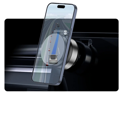Magnetic Car Phone Holder With 360 Degree Rotation And Strong Grip