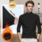 Men's Mercerized Cotton Base Layer Shirt Stretch Warm Comfortable