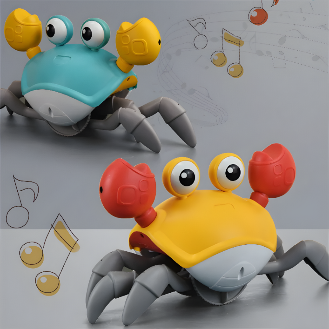 Tummy Time Toy Crawling Crab For Infant Development And Play