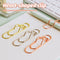 Metal Heart Pen Clip Multifunctional Stylish Office Accessory