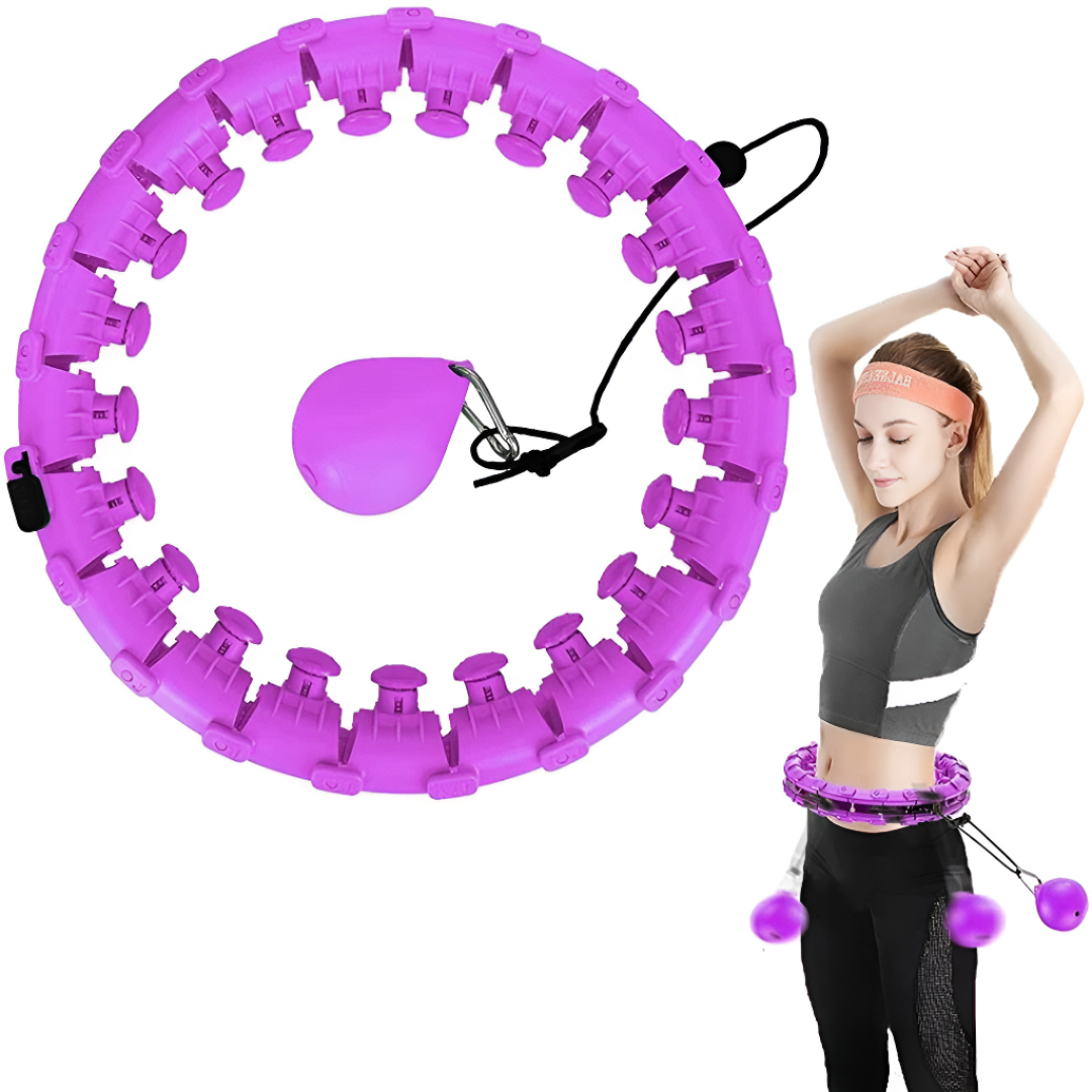 Weighted Fitness Hula Hoop For Effective Waist Slimming And Toning