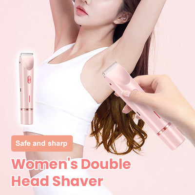 Women's Electric Shaver Double Head Smooth Gentle Hair Removal