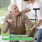 Elderly Cane With Alarm LED Double Handle For Safety