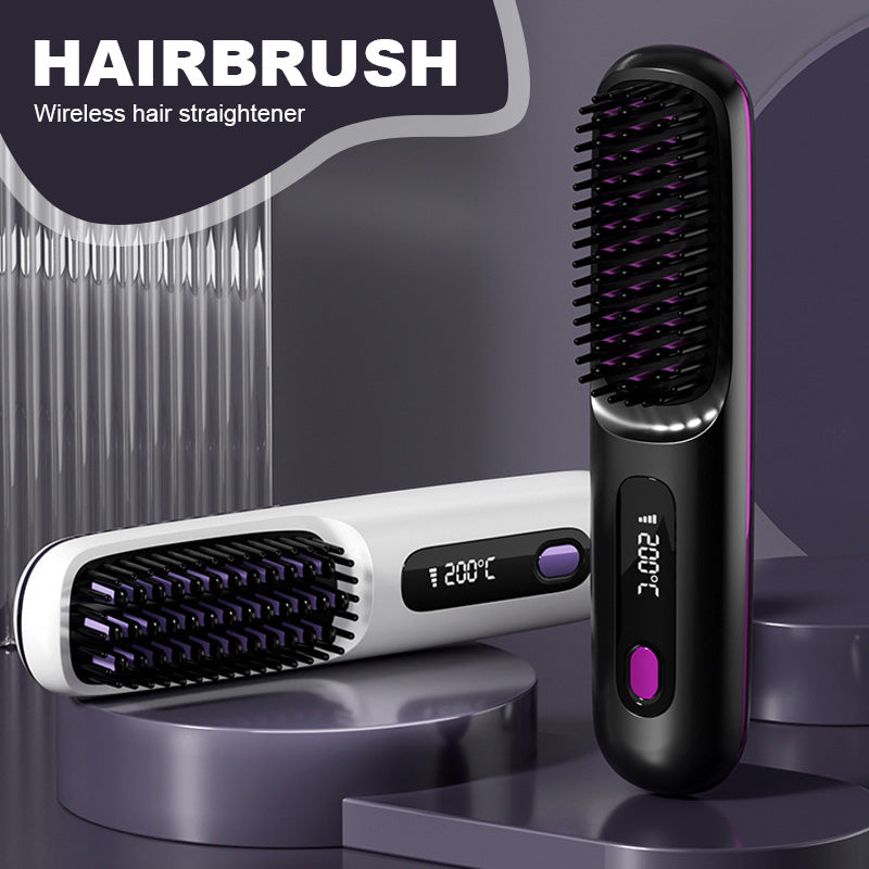 Wireless Hair Straightener Cordless Portable Fast Heating Styling Tool