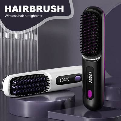 Wireless Hair Straightener Cordless Portable Fast Heating Styling Tool