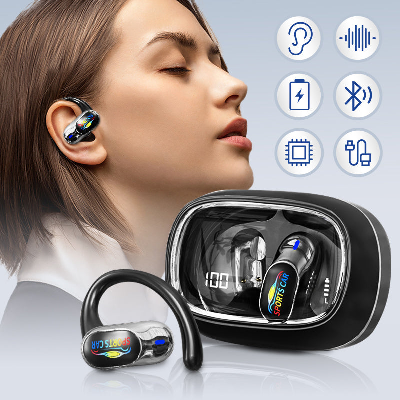 Waterproof Open Ear Earbuds With Advanced Noise Cancelling Technology