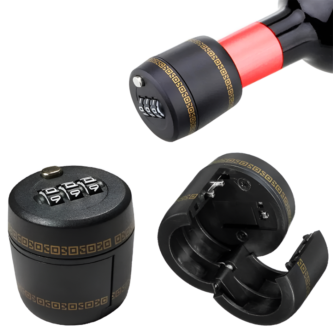 Combination Lock For Bottles Secure Drink Lock With Easy Reset