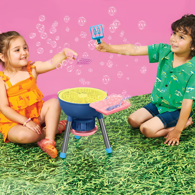 Bubble BBQ Grill Toy Fun Outdoor Playset For Kids