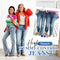 High Stretch Tummy Control Jeans Slim Fit Comfortable Denim
