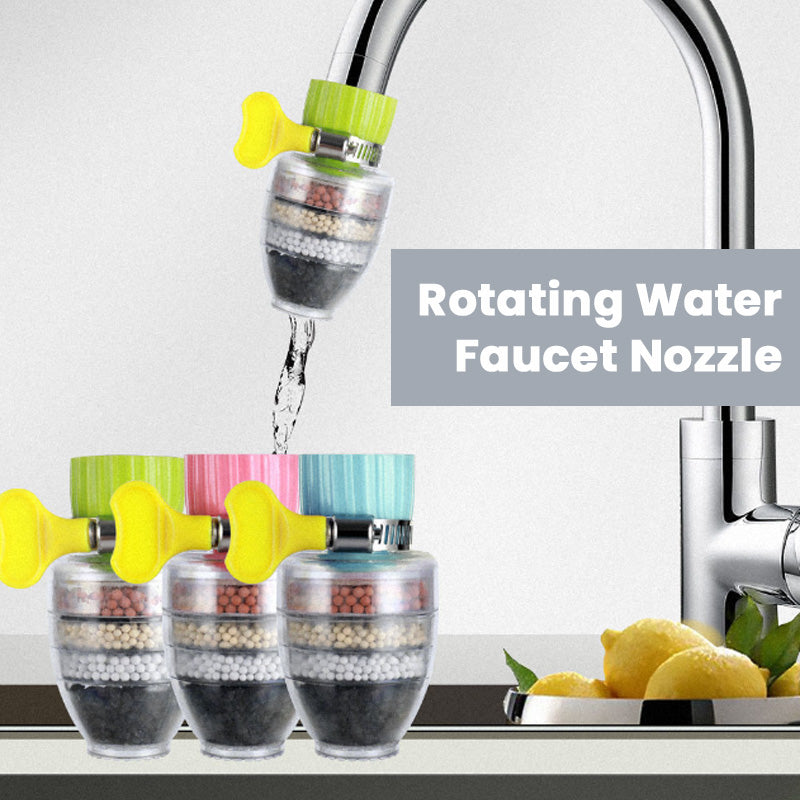 Rotating Splash Proof Water Saving Faucet Nozzle Filter