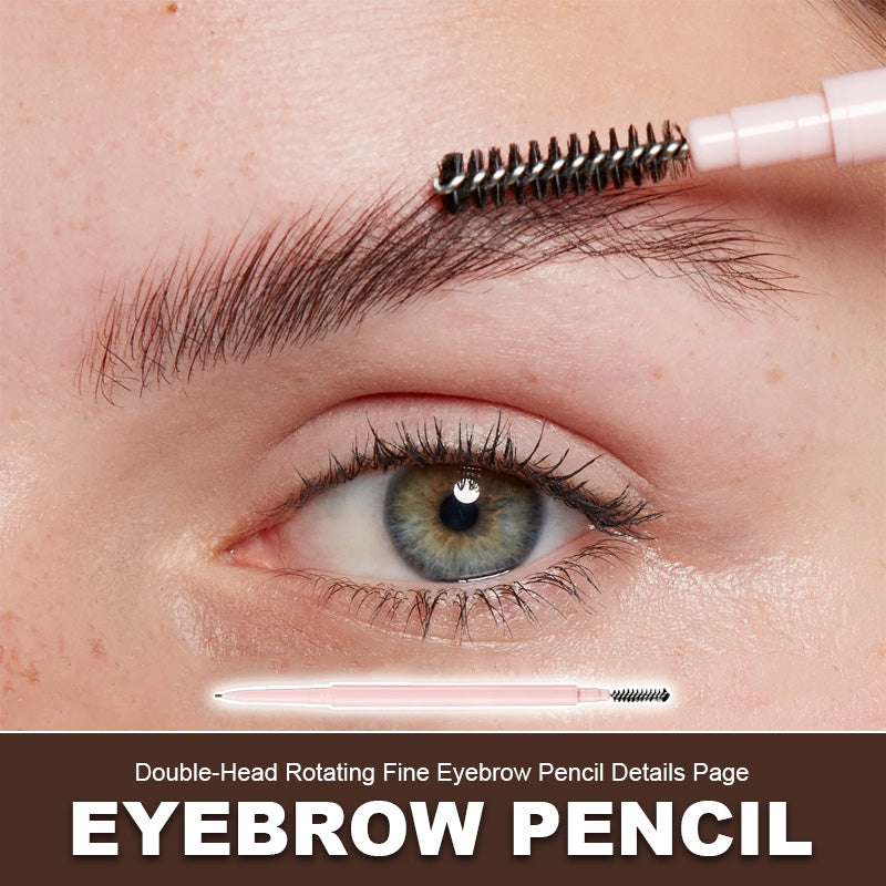 Double-Head Rotating Fine Eyebrow Pencil For Precise Shaping