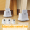 Height Adjustable Furniture Foot Pad With 360 Degree Rotation And Mobility
