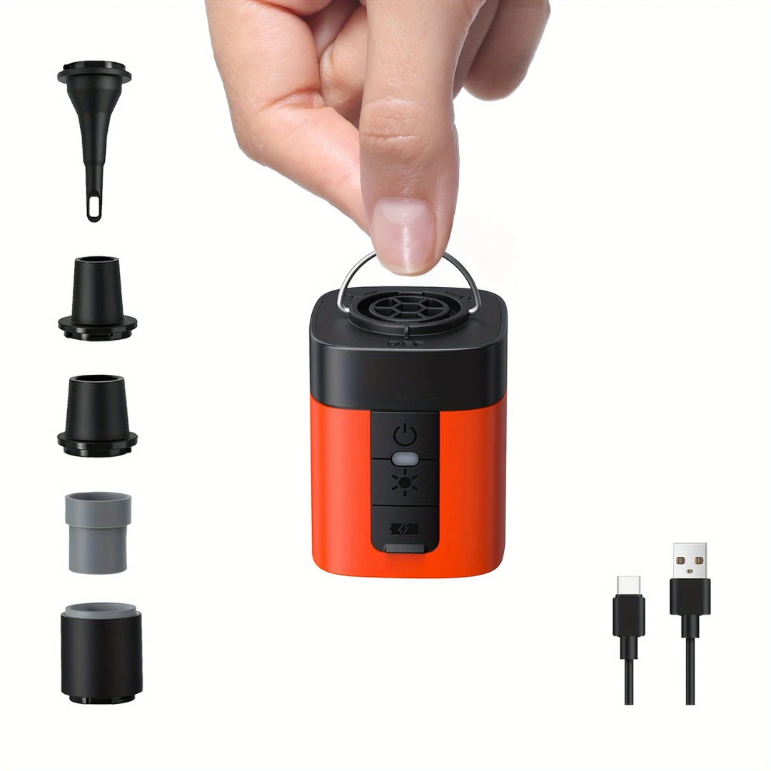 Electric Air Pump Compact Portable For Camping Outdoor Use