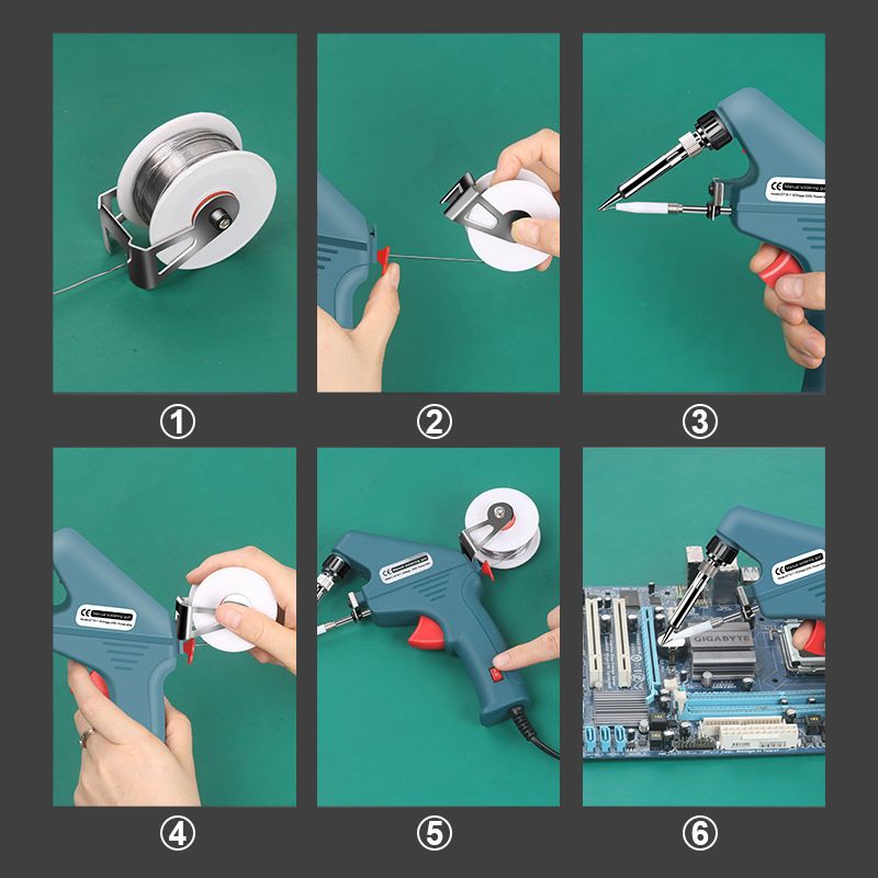 Pousbo 60W Manual Soldering Gun For Precision Electronics Repair