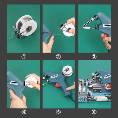 Pousbo 60W Manual Soldering Gun For Precision Electronics Repair