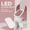 LED Makeup Mirror With 2x Magnification And Adjustable Light
