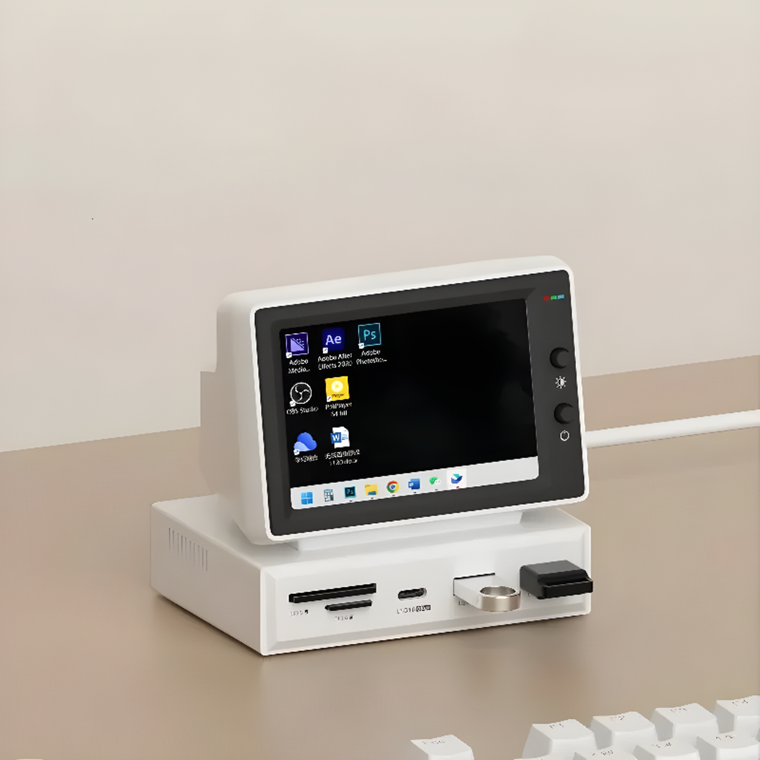 Mini Portable PC With Built-in Display And Compact Design