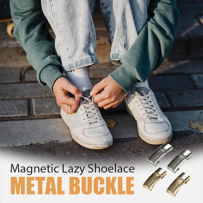 Magnetic Shoelace Buckle Metal Quick Secure Closure