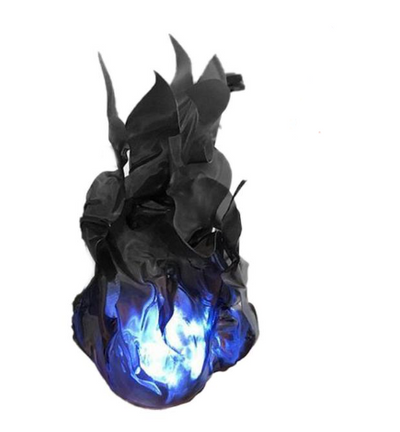 Halloween Floating Fireball Prop LED Glowing Orb Decoration