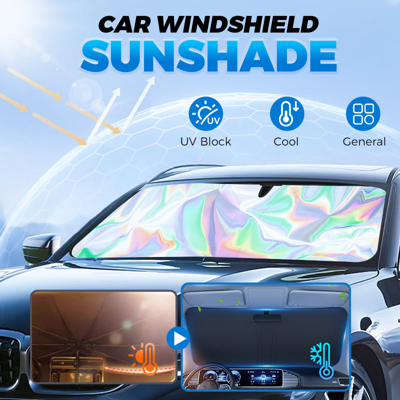Universal Foldable Windshield Sun Shade For Cars And Trucks