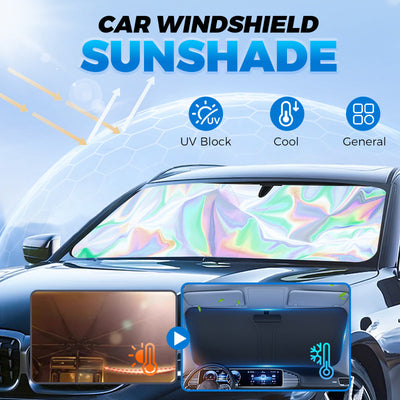 Universal Foldable Windshield Sun Shade For Cars And Trucks
