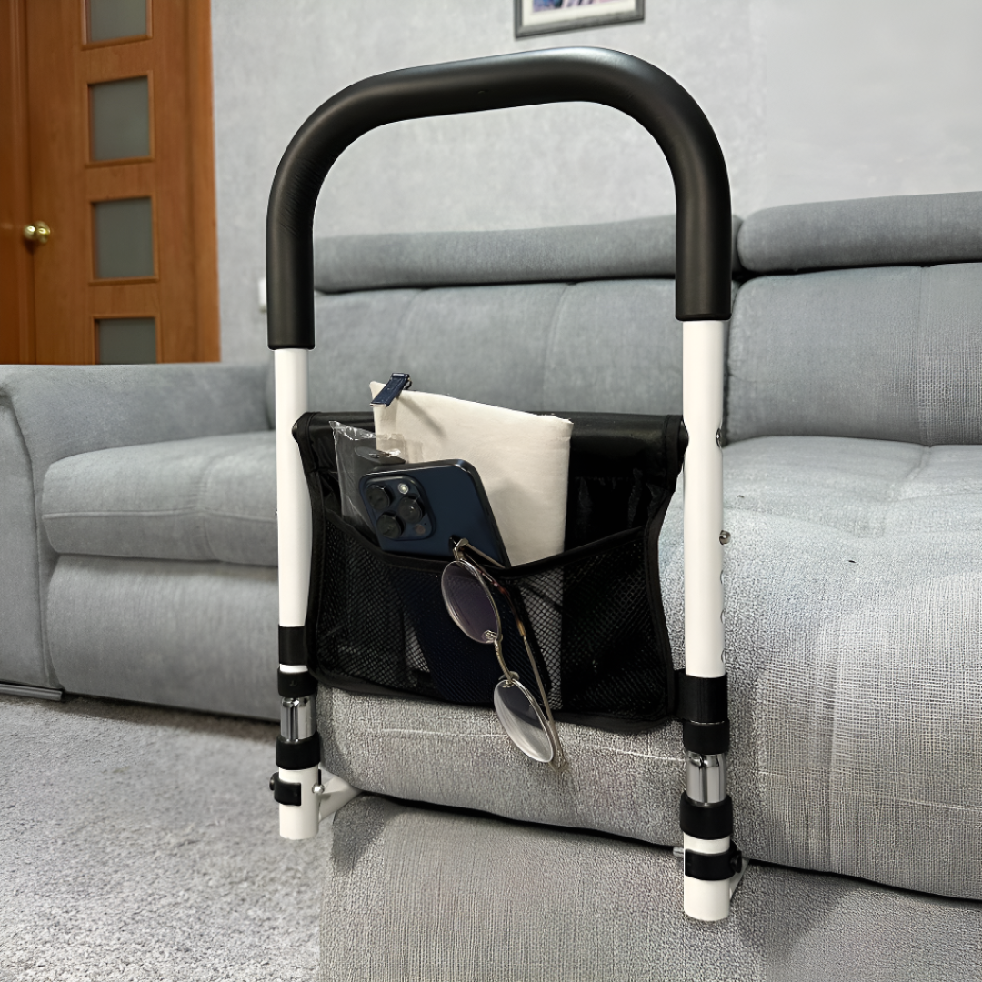 Bedside Support Rail For Seniors Mobility And Safety Assistance