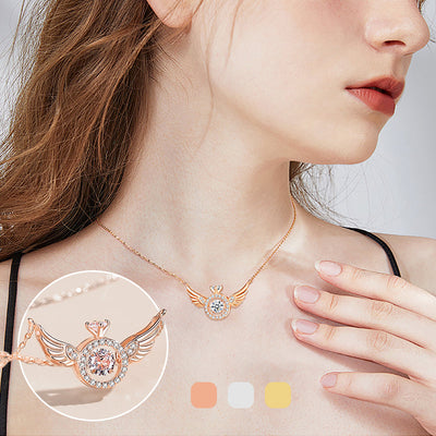 Angel Wings Necklace Elegant Pendant Jewelry For Women Gift