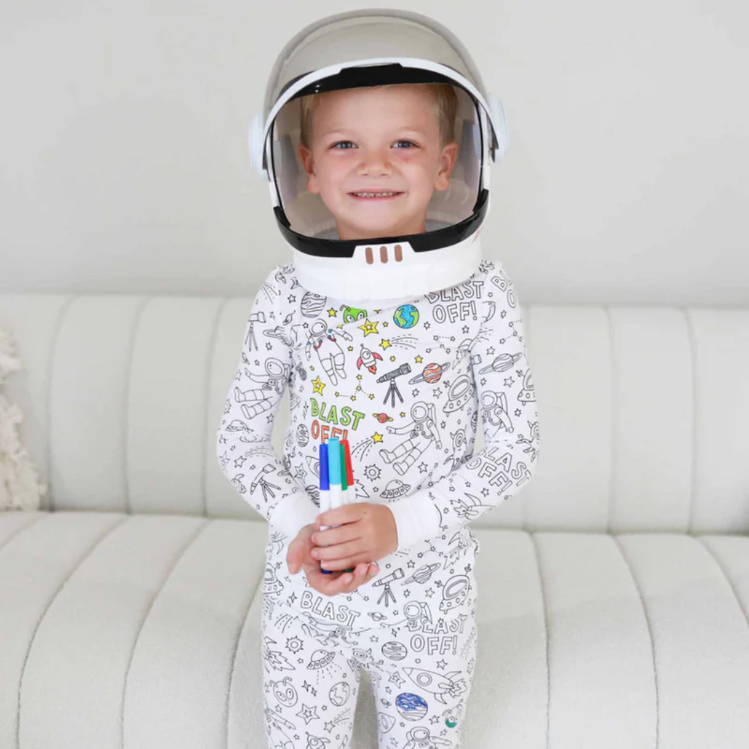 DIY Coloring Pajamas For Kids Creative Fun Wearable Art Set