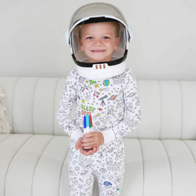 DIY Coloring Pajamas For Kids Creative Fun Wearable Art Set