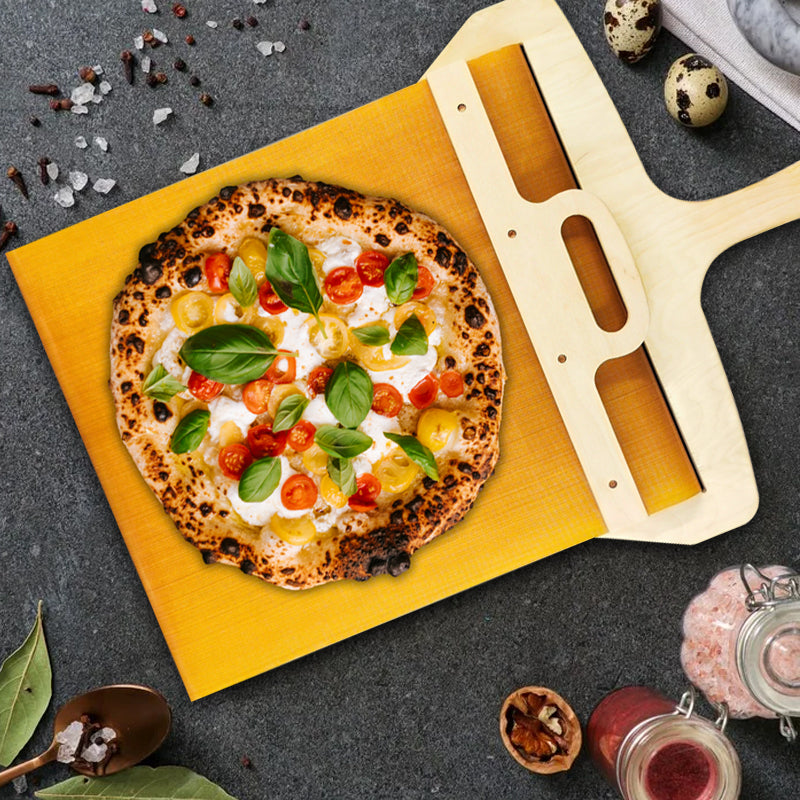 Sliding Pizza Peel For Easy And Precise Pizza Handling
