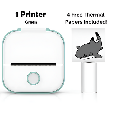 Portable Wireless Printer Compact Lightweight Mobile Printing Device