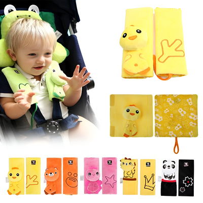 Soft Car Seat Strap Covers Comfortable Kids Safety Padding