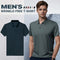 Men’s Casual Lapel T-shirt Wrinkle-Free Breathable Summer Tee