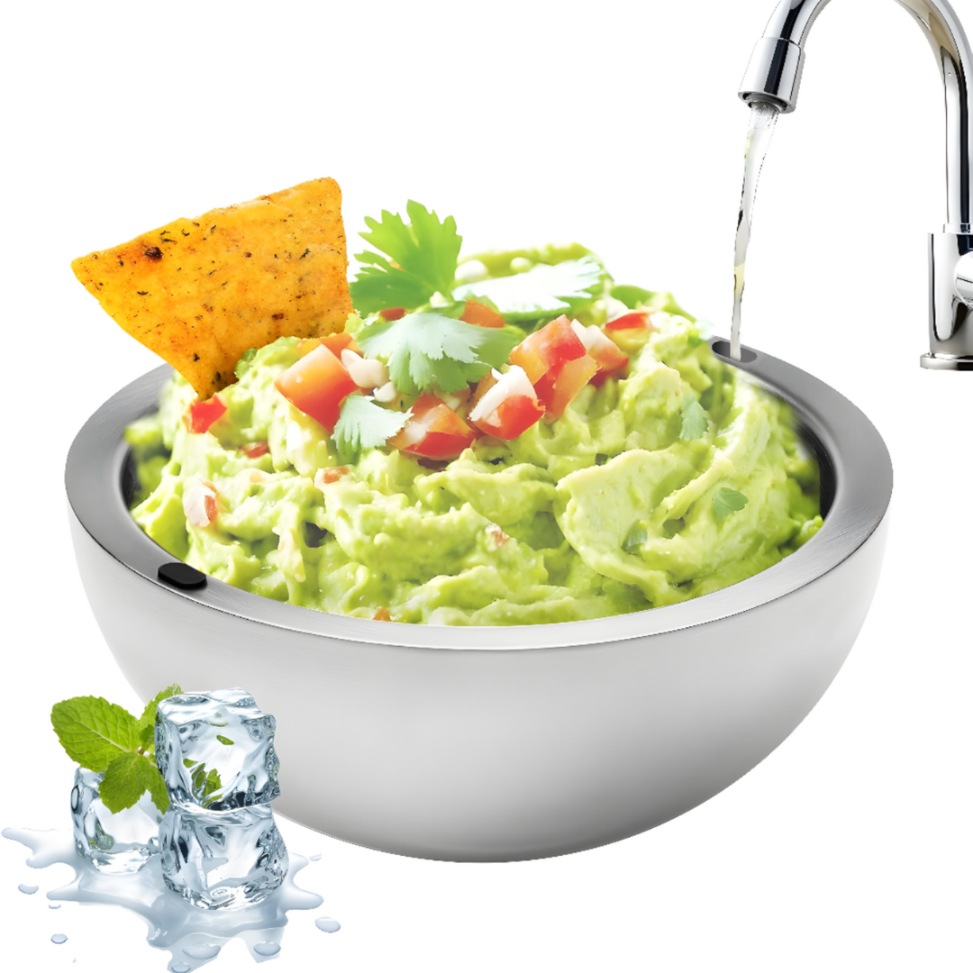 Insulated Cooling Bowl For Food And Drink Temperature Control