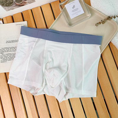 Summer Men's Ice Silk Underpants Breathable Lightweight Comfort